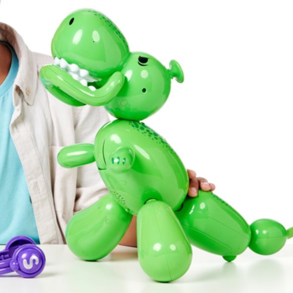 Squeakee The Balloon Dino 70 + Sounds & Reactions! - Picture 2 of 10